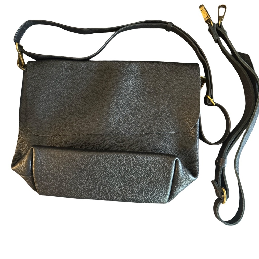 Chic Black Leather Crossbody Bag